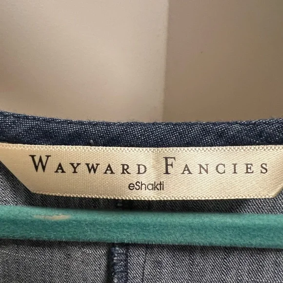 Boho Wayward Fancies Blue Cotton Maxi Dress - Picture 6 of 9